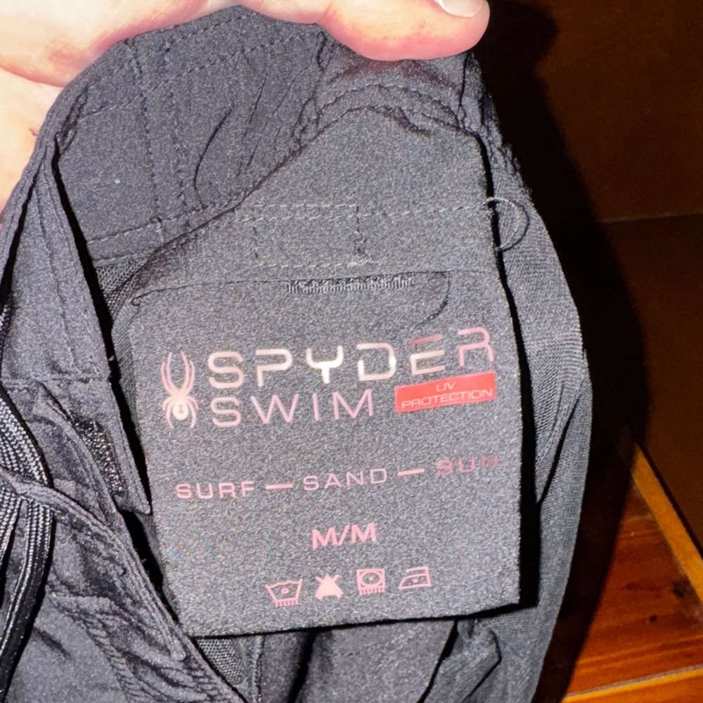 Spyder Men's Black Athletic Shorts Medium - Picture 2 of 3